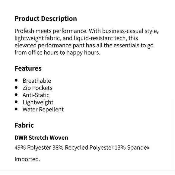 Fabletics Mens The Only Pant Blue Size M - Picture 8 of 9